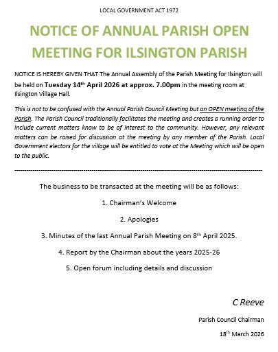 Annual Parish Meeting 